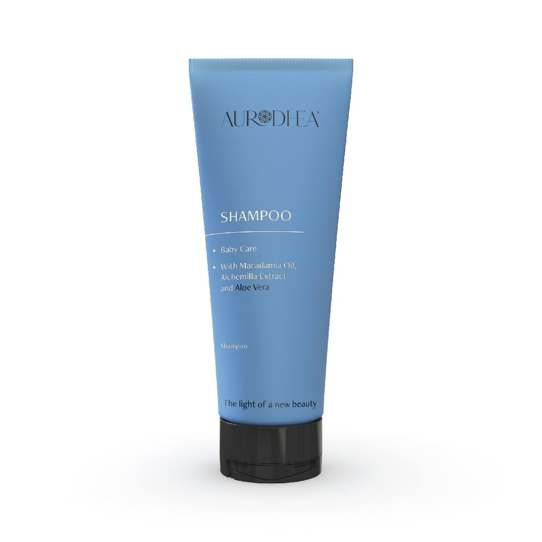 Baby shampoo - 200 ml Enriched with Macadamia Oil, Alchemilla extract and Aloe Vera