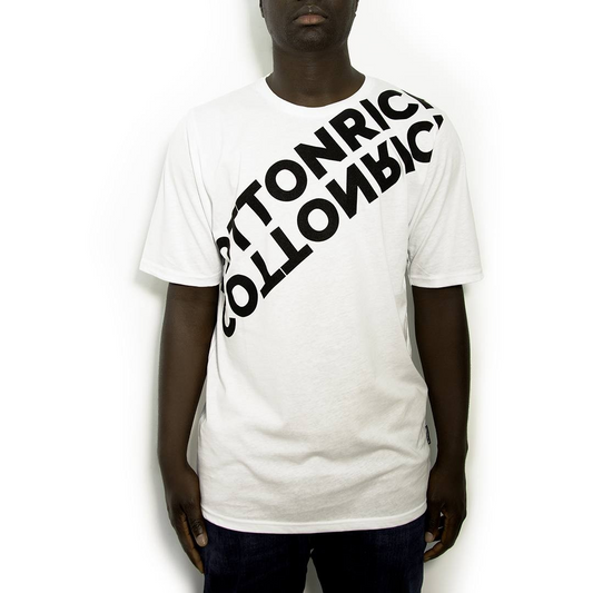 Cotton-Rich Oversized T-Shirt, white – Mirror