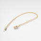 24K gold-plated Circles of bright ovals jewel set