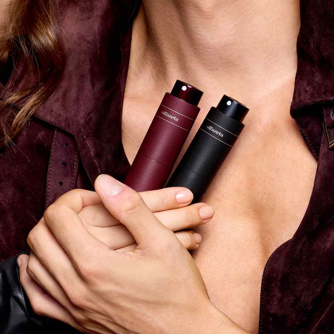 Purse perfume case - Timeless Burgundy